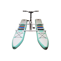 Waterbike gonflable personnalisé mer vélos d'eau simple/double personne