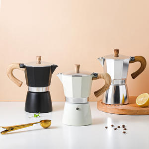Estufa de aluminio para hacer café <span class=keywords><strong>Moca</strong></span>, máquina de café expreso italiana, <span class=keywords><strong>Moka</strong></span> - Product Image 3