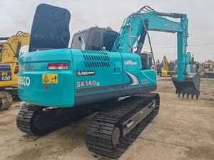 รถขุดมือสองคุณภาพสูง 14 ตัน ของแท้จากญี่ปุ่น Kobelco SK140LC รถขุดไฮดรอลิกแบบตีนตะขาบสำหรับขาย - Product Image 3