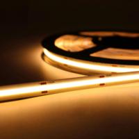 Lampu Strip LED COB Fleksibel 8mm IP65 CRI 90 Berkualitas Tinggi, Dapat Diredupkan, Daya Tahan 50000 Jam, Garansi 2 Tahun, Bersertifikasi CE ROHS FCC