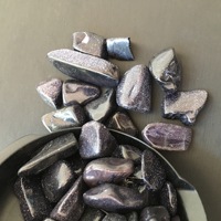 Prix usine DIY : Cristaux bruts naturels de grès bleu, gravier de cristal de quartz, macadam de cristal pour la lithothérapie