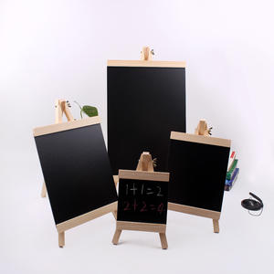 Material de madera de alta calidad Mini tablero de tiza de mesa negra con soporte de <span class=keywords><strong>caballete</strong></span> - Product Image 5