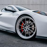 Jantes forgées TD01 à rayons multiples, finition argent brossé, concaves profondes, 18 19 20 21 22 pouces, 5x112 5x120, compatibles Corvette Z06 C6 C7 C8 911 GT3 RS