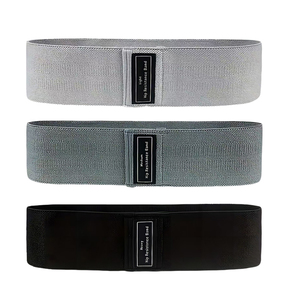 ストレッチファブリック抵抗ループエクササイズバンドフィットネスヨガ用カスタマイズロゴ - Product Image 2