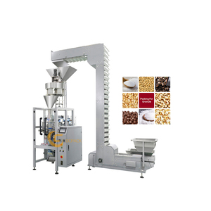 Machine de remplissage et <span class=keywords><strong>d</strong></span>'emballage verticale à tête unique entièrement automatique, prix usine, pour les pois, les graines de soja et les arachides. - Product Image 1