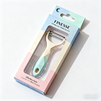 Scatola di Carta Laminata Personalizzata per Utensili da Cucina, Confezione Stampata per Pelapatate con Finestra Trasparente