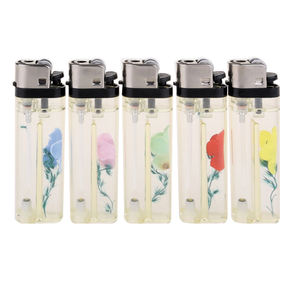 Mini encendedor de pedernal desechable clásico, piedra de cigarrillo de plástico recargable para acampar, iluminación elegante para aventuras al aire libre - Product Image 4