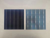 Cellule solaire monocristalline 5BB de 158,75 mm, cellule photovoltaïque en silicium mono, wafer solaire haute efficacité pour la fabrication de modules de panneaux solaires