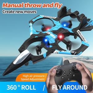Nouveau SJY-K500 MAX Avion RC en mousse 2,4 GHz avec lumière LED, jouet RC, avion de combat en mousse EPP, quadricoptère télécommandé, jouet avion - Product Image 3