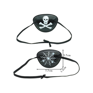 All'ingrosso nero classico pirata maschera per gli occhi con un occhio solo drago Design di Halloween Costume oggetti di scena per la palla maschera per il trucco - Product Image 2