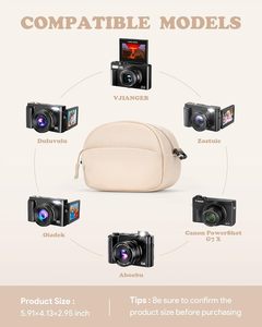 Étui souple pour appareil photo numérique 4K Duluvulu/VJIANGER/Oiadek/Aboobu/PowerShot G7 X/Zostuic - Sac de voyage - Product Image 2