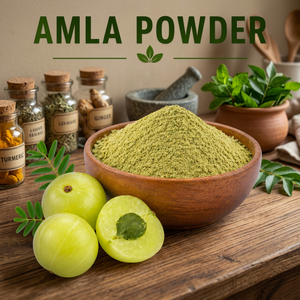 Poudre d'Amla Finement Broyée, Poudre de Groseille Naturelle, Complément Herbal pour Enfants, Soutien Immunitaire & Croissance Capillaire, Bien-être Quotidien - Product Image 1