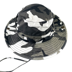 Plain Sun Outdoor Organized Camouflage High-Quality Bucket Hat with Logo - Product Image 5