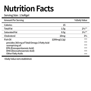น้ำมันปลา OEM โดย, ผลิตภัณฑ์เสริมอาหาร, โอเมก้า-3, บำรุงสุขภาพหัวใจ, 1200 มก., 200 แคปซูลซอฟต์เจลแบบปลดปล่อยเร็ว, ผลิตภัณฑ์เสริมอาหารสำหรับผู้ทานมังสวิรัติ - Product Image 2