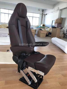 Silla de conducción de barco de excursión ajustable negra al por mayor hecha de aluminio y PU con certificado CCS para uso en <span class=keywords><strong>Marina</strong></span> - Product Image 5