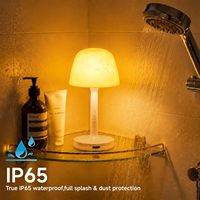 Lampe de table projecteur d'ondes océaniques RGB à LED, sans fil, rechargeable par USB, avec contrôle tactile et intensité réglable, effet vague d'eau