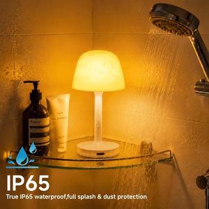 Atmosphere Dimmable Touch Control <b>USB</b> Rechargeable Cordless <b>Night</b> <b>Light</b> RGB Ocean Wave Projector Table Lamp Water Ripple Shower - Product Image 2