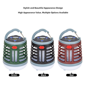 Đa chức năng USB có thể sạc lại ngủ <span class=keywords><strong>LED</strong></span> Đèn lồng Lều cắm trại muỗi giết chết ngọn đuốc làm việc đèn Pin đèn pin - Product Image 4
