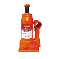 Cric de bouteille hydraulique TOYO-INTL BHJ type standard 2 à 200 tonnes capacité cric de bouteille de voiture prix de la bouteille de cric standard