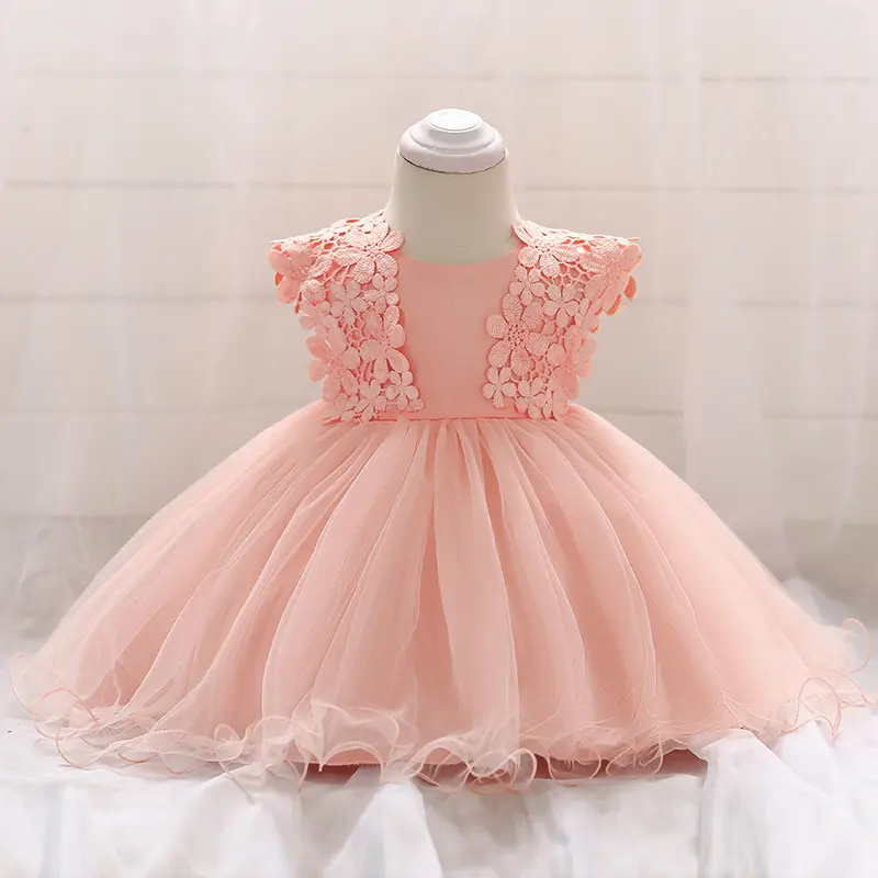 Robe de soirée pour petites filles, tenue de fête, nouveau-né, mignon