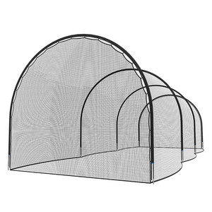 Filet de baseball portable de toutes les tailles pour le cricket et le softball <span class=keywords><strong>Cage</strong></span> de frappe pour l'entraînement intérieur et extérieur - Product Image 1