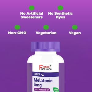 Tabletas de Melatonina 5mg, Suplemento Dietético Avanzado para un Sueño Reparador, Tabletas de Melatonina de Liberación Prolongada - Product Image 5