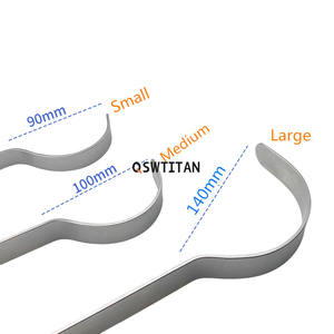 Qbotitan נירוסטה עמוק מפלדה בצורת קיר בטן גדולה בטן חזה טרקטור כפול ראש - Product Image 2