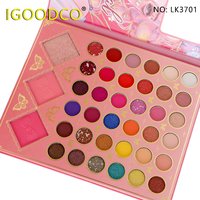 39 couleurs d'ombres à paupières, maquillage Direct d'usine, poudre d'ombres à paupières imperméable, Palette de pigments élevés, ensemble cadeau pour femmes 2022