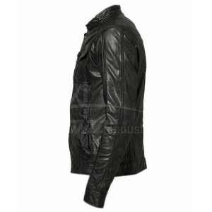 Venta caliente del producto mejor chaqueta de invierno por encargo de los hombres chaqueta de cuero para la venta - Product Image 2