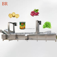 Vruchten En Groenten Wortelen/Kokosnoot Vlees/Paddestoel Blancheren Machine, Continue Amandel Blancheren Machine