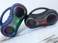 Boombox-Stil BT 5.3 Lautsprecher 8W RGB-Lichter TF USB FM Tragbares Audio-Gerät mit Tragegriff für Outdoor OEM ODM