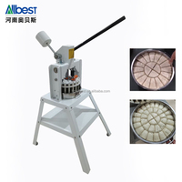 Diviseur de Pâte Manuel Haute Productivité 220V 250W, Machine à Faire des Toasts, Trancheuse et Diviseuse de Pain à Hamburger 12mm 31 Tranches pour Boulangerie