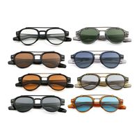Gafas de Sol al por Mayor, Tendencia 2026, Nuevo Modelo Retro Vintage, Montura Cuadrada Extra Grande, Duraderas, de Alta Calidad, con Protección UV400 de PC CP