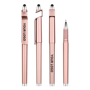 Hot Selling Luxury Plastic Gel <b>Pen</b> <b>Retractable</b> Glitter Feature 0.5mm Writing Width Multi-color Office School Use Excellent Gift - Product Image 2