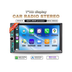 福特福克斯2012的7英寸通用无线CarPlay-蒙迪欧Kuga Edge的2018安卓汽车收音机多媒体视频播放器 - Product Image 1