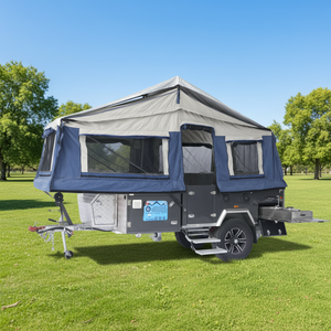 <span class=keywords><strong>Caravane</strong></span> <span class=keywords><strong>pliante</strong></span> pour 3-4 personnes, 4,9x1,9x1,3m, 1350kg de charge utile, 2000kg de poids max. de remorque, MOQ 2 pièces - Product Image 2