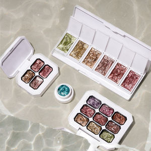 Vente en gros de Palette d'ombres à paupières en gel avec diamants crème solide pour yeux de chat OEM Nail Art Salon Private Label Glitter Gel Nail Polish - Product Image 1