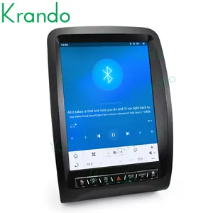 Krando Tesla Phong cách màn hình thẳng đứng xe Android 12.0 máy tính bảng GPS cho Dodge durango Android xe Đài phát thanh xe đa phương tiện Máy nghe nhạc