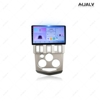 Nouveau lecteur DVD de voiture Radio pour 9 pouces Renault Logan 2004-2008 Silver Fascia Frame Stereo Panel 2 Din GPS Car Accessories
