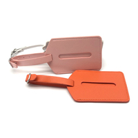 Étiquette de bagage personnalisée en PU, étiquette d'identification pour valise, étiquette en cuir pour carte d'embarquement, étiquette en PU pour sac à dos, étiquette en cuir