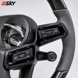 Volante de Cuero y Fibra de Carbono para <span class=keywords><strong>Porsche</strong></span> Panamera, <span class=keywords><strong>Cayenne</strong></span>, Cayman, Boxster, 718, 911, <span class=keywords><strong>Precio</strong></span> de Mayoreo Directo de Fábrica - Product Image 4