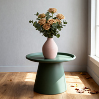 Table basse moderne en fer pour salon, vente en gros, montage facile, design durable et multifonctionnel pour la décoration de villas et de maisons