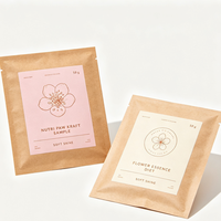 Sachets d'échantillons pour aliments pour animaux (granulés et poudre) avec ligne de déchirement facile, taille et logo personnalisés, conception couleur, pour emballage de test