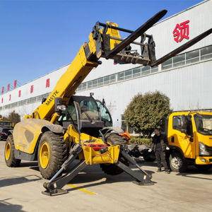 多目的な持ち上げのためのヘビーデューティ4.5トン17mテレスコピックテレハンドラー - Product Image 1