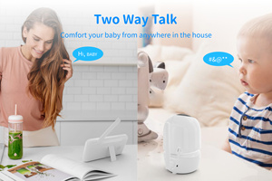 Moniteur pour bébé 5 pouces 720P, caméra pour bébé, moniteur pour bébé usine avec capteur de température caméra de Vision nocturne - Product Image 3