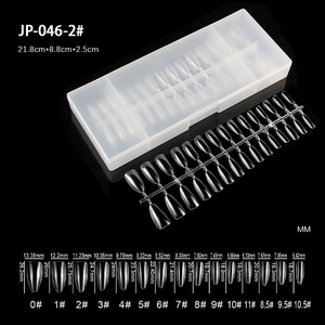 Transparent Stiletto ABS <b>Nail</b> Tips Full Cover Acrylic False Fingernails for <b>Nail</b> Salon - Product Image 2
