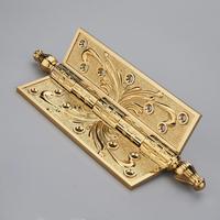 Charnières en laiton de luxe vintage à motif dragon, charnières de porte en laiton de 5 pouces pour villas et portes en bois, amélioration de l'habitat