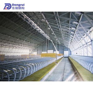 <span class=keywords><strong>Abri</strong></span> pour chèvres en acier Kits de construction préfabriqués en métal Structure en acier Ferme de chèvres Maison - Product Image 2