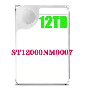 ฮาร์ดไดรฟ์ ST12000NM0007 ขนาด 12TB SATA สำหรับองค์กร ความเร็ว 7200RPM ขนาด 3.5 นิ้ว แบบติดตั้งภายใน ตัวเรือนโลหะ แคช 256MB อินเทอร์เฟซ 600MB/s สำหรับเซิร์ฟเวอร์ - Product Image 1