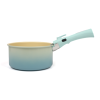 Poignée amovible en bakélite pour ustensiles de cuisine, forme ergonomique et pratique